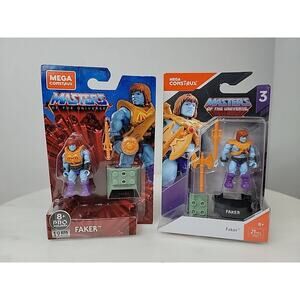 Mega Construx Masters of the UNIVERSE Faker Battle Armor Set Of 2 Figures MOTU